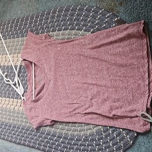 Purple v neck